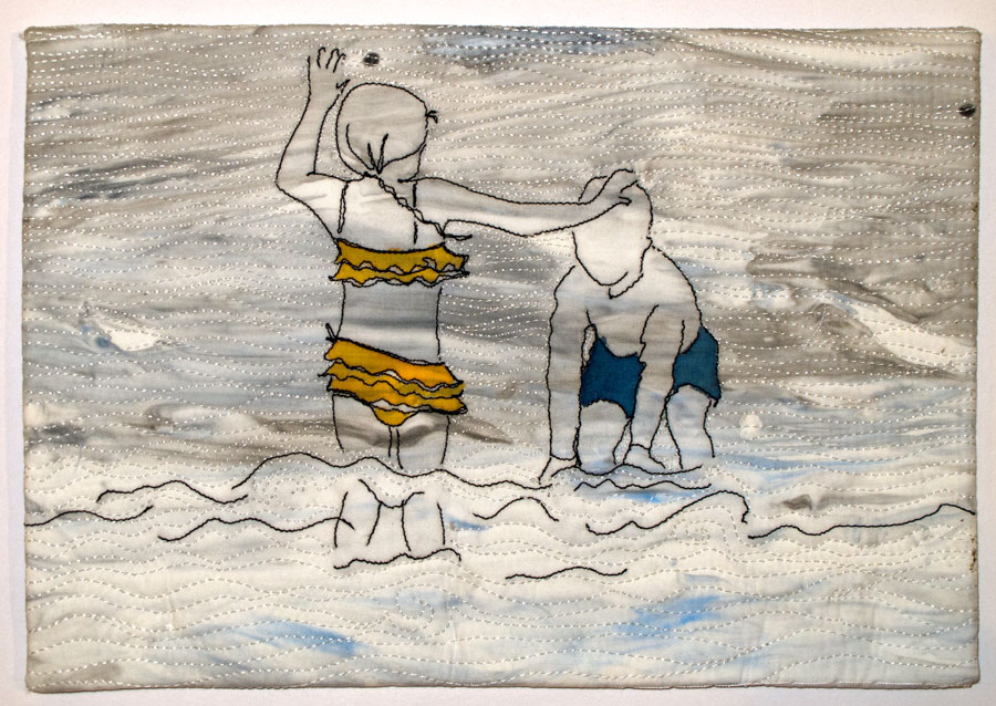 thread-sketch-children-beach-playing